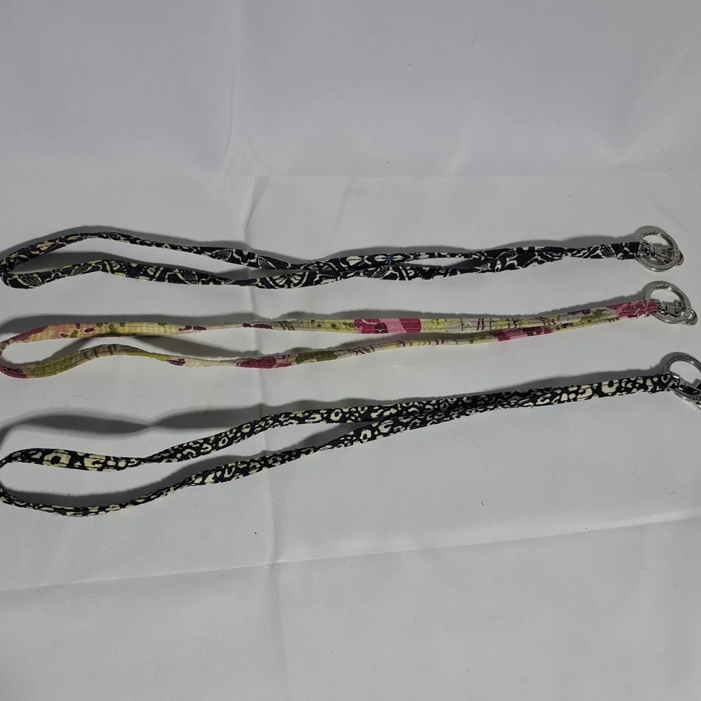 Vera‎ Bradley Lot Of 3 Lanyards Black & White And Multicolor USED - Picture 3 of 4